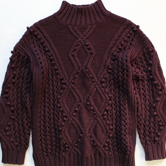 525 America Women's Mixed Knit Oversized Pullover - Picture 3 of 5